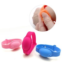 Blitzblue Mini Creative Portable Travel Dispenser Kids Gel alcohol Wristbands Bracelet Silicone Hand Sanitizer wristband