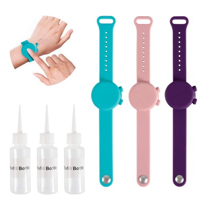 Blitzblue Bandhand Wrist Band wristband silicone adjustable Sterilization dispenser disinfection hand sanitizer bracelet