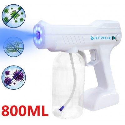 Blitzblue Handheld rechargeable Blu Ray wireless Nano Steam Gun electric Disinfection Nano Spray Gun