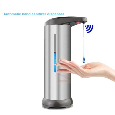 Automatic Sensor Liquid Gel Foaming Dispenser Stand Hand Sanitizer Soap Foaming Dispensers Stainless Steel Soap Dispenser